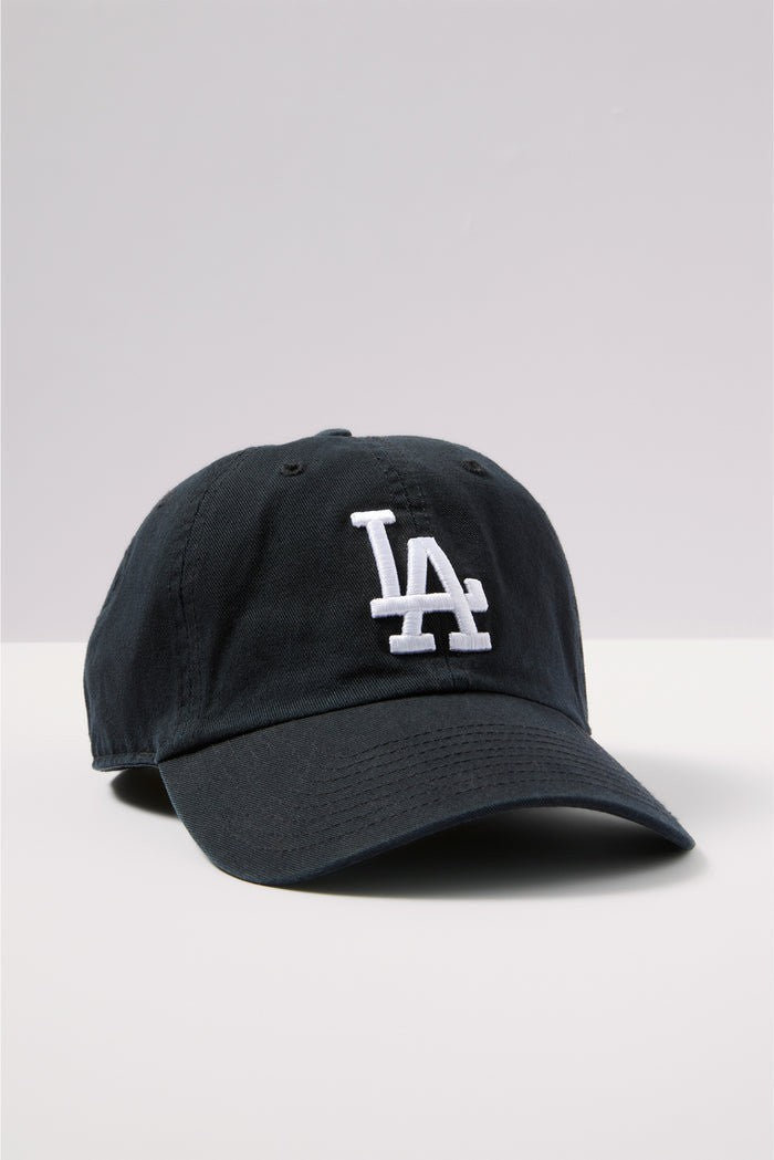 47 Brand LA Dodgers Clean Up Relaxed Cap / Black White / RRP £24