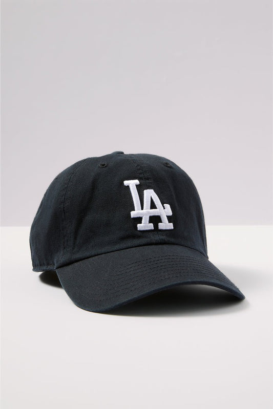 47 Brand LA Dodgers Clean Up Relaxed Cap / Black White / RRP £24