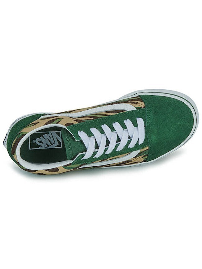 Vans Youth Old Skool Trainers / Green Multi / RRP £45