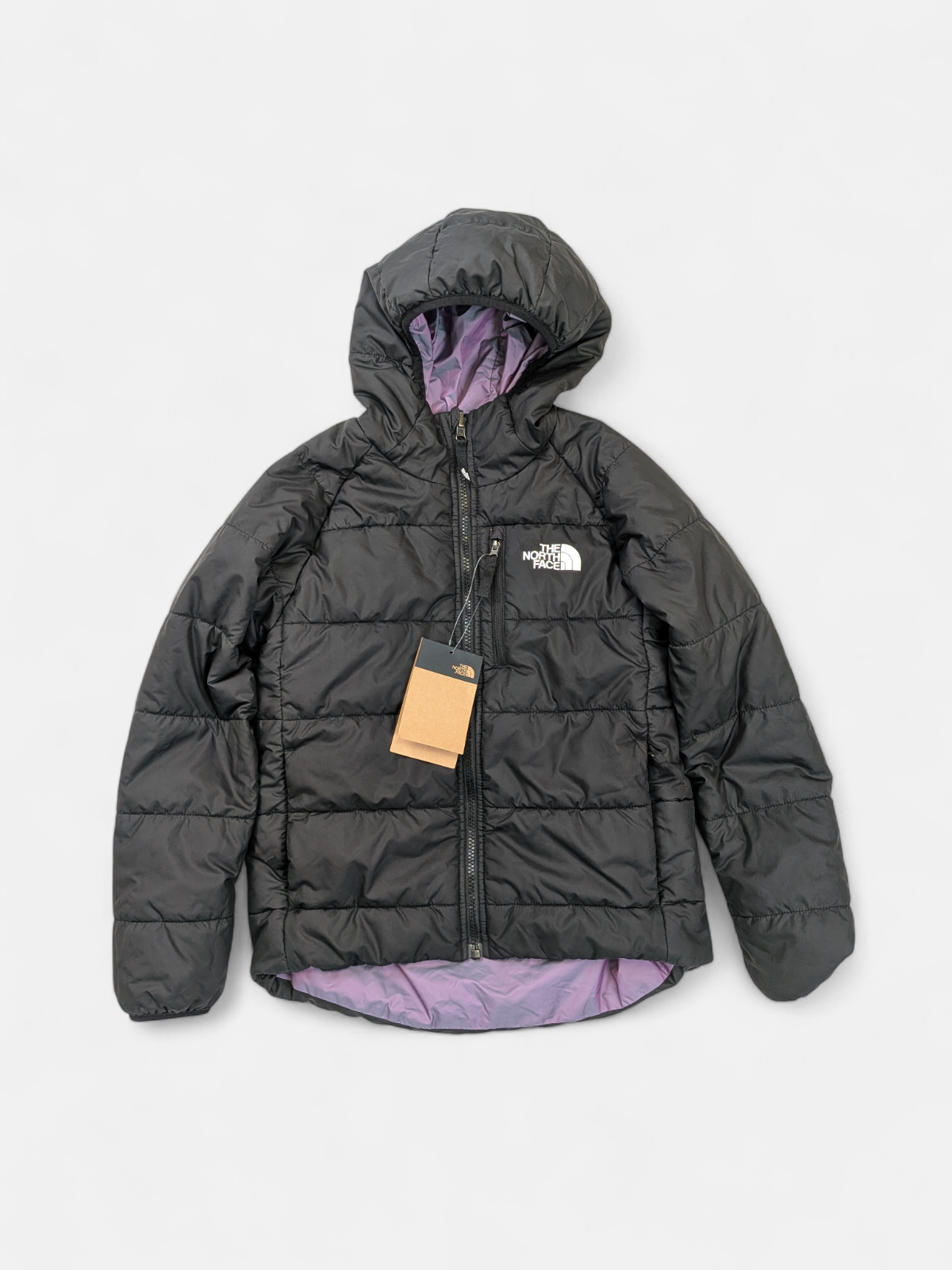The North Face Girls Reversible Puffer Jacket / Black / RRP £140