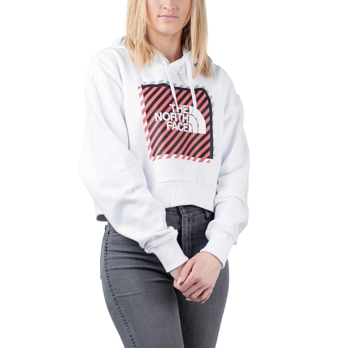 The North Face Womens Coordinates Crop Hoodie / BNWT / White / RRP £70