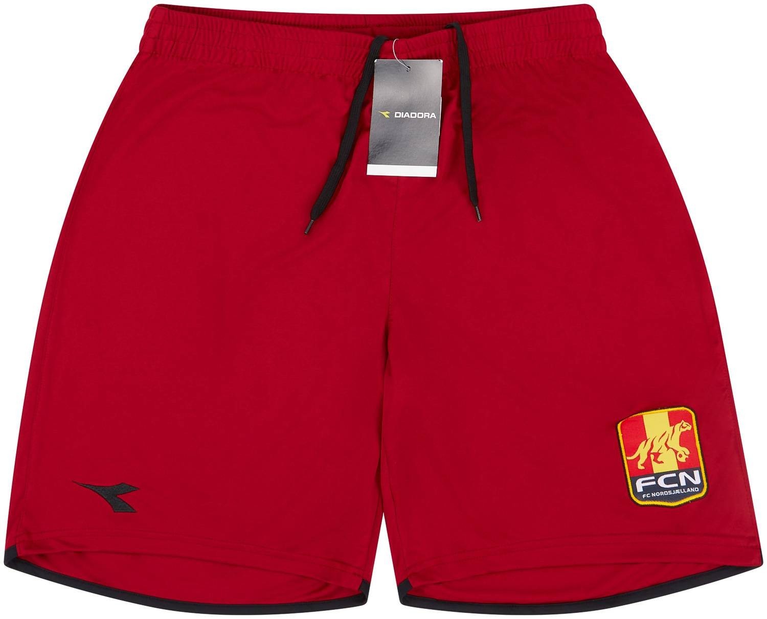 Diadora Mens 2014-15 Fc Nordsjælland Diadora Training Shorts / Red / RRP £24.99