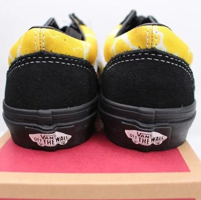 Vans Kids Old Skool Trainers / Glow Lightning Black / RRP £50