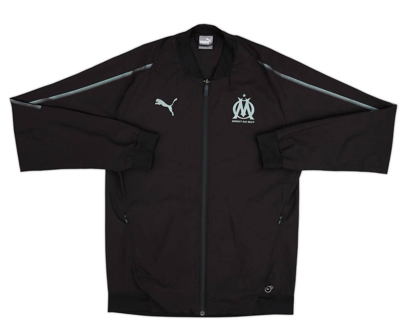 Puma Mens 2018-19 Olympique Marseille Track Jacket / Black / RRP £70