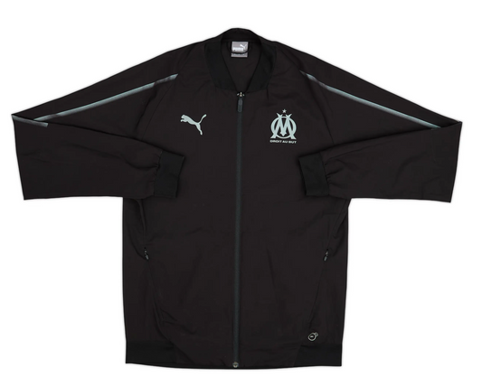 Puma Mens 2018-19 Olympique Marseille Track Jacket / Black / RRP £70