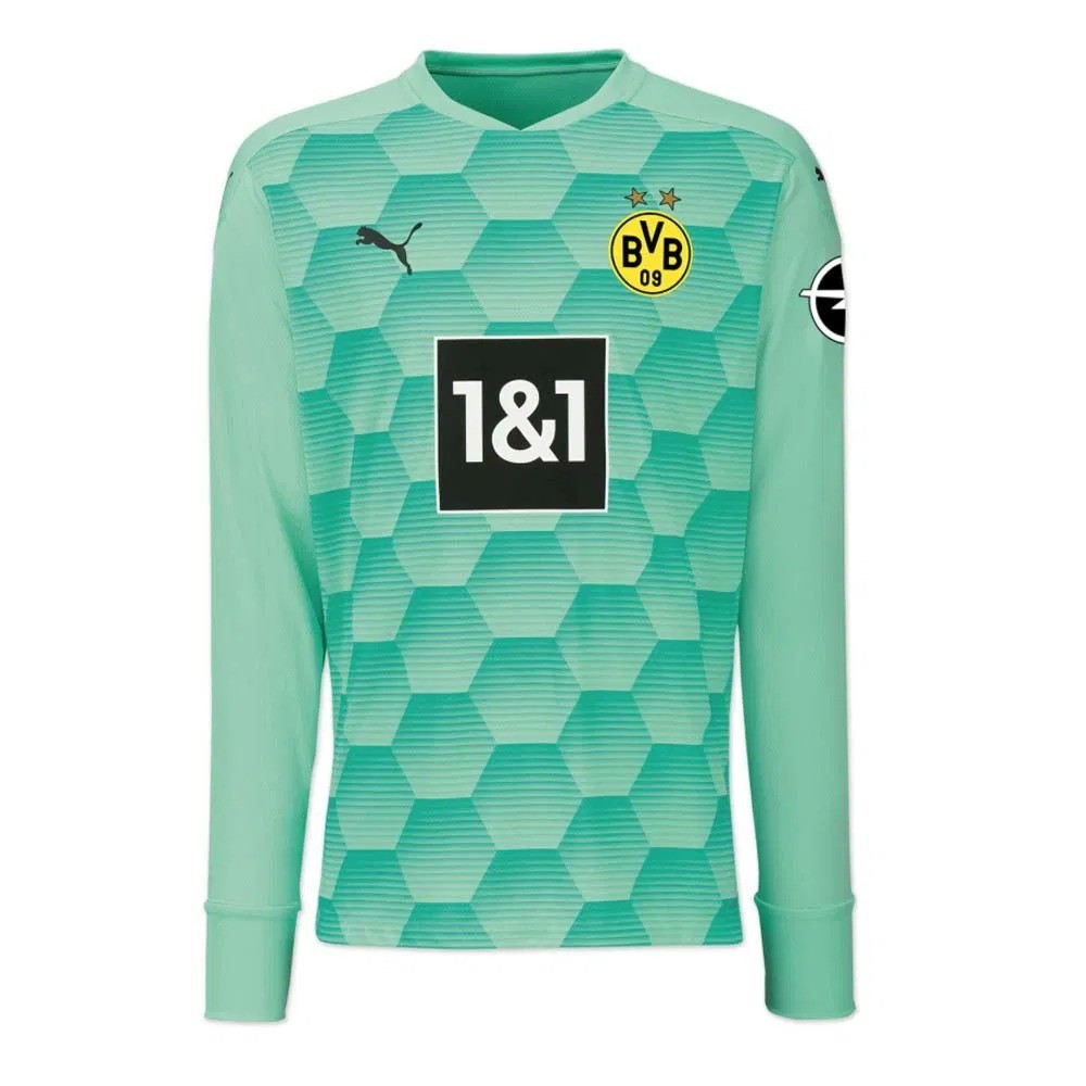 Puma Mens 2020-21 Dortmund Player Issue Gk Shirt / Green / RRP £99.99