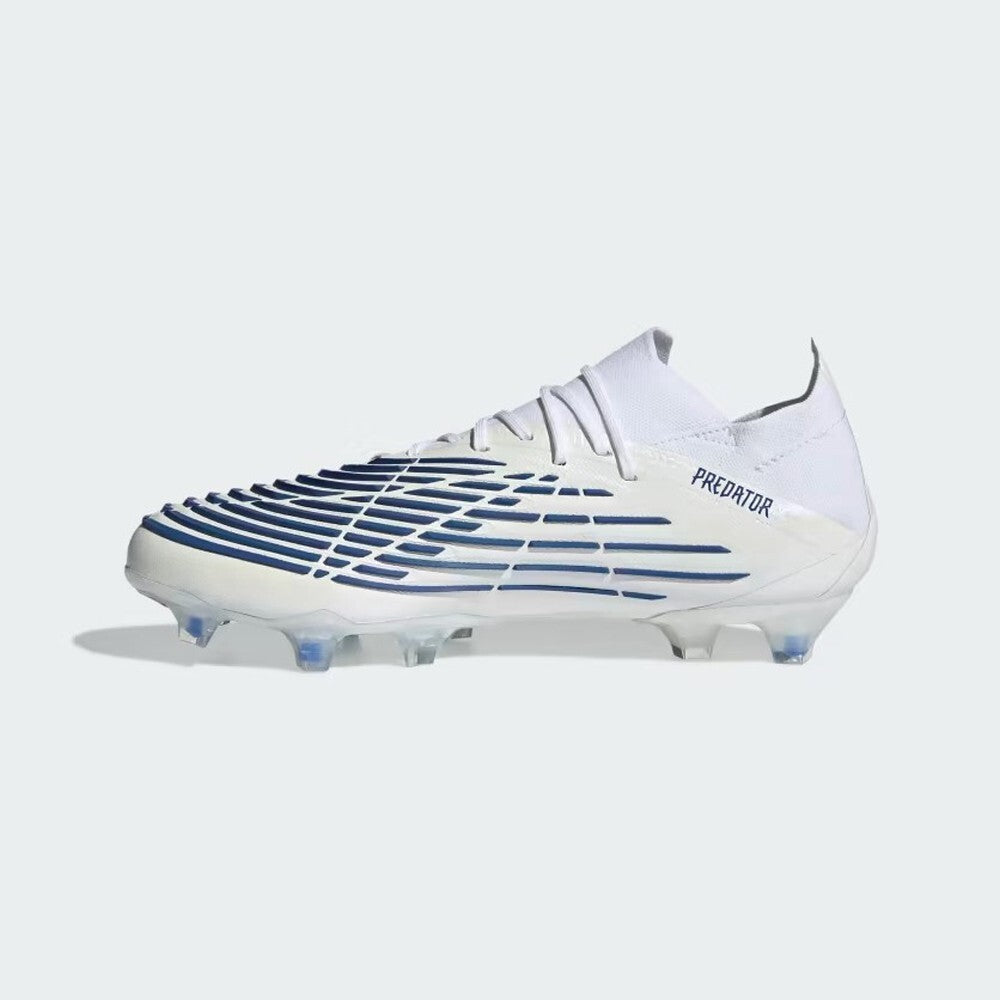 Adidas Unisex Predator Edge.1 Low FG Football Boots / White Blue / RRP £180