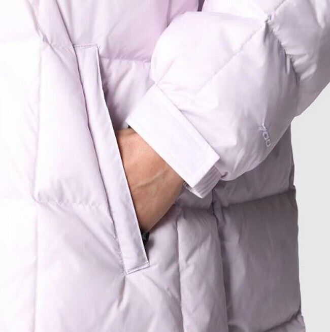 The North Face Womens Pink Lhotse Duster Long Puffer Coat / RRP £425