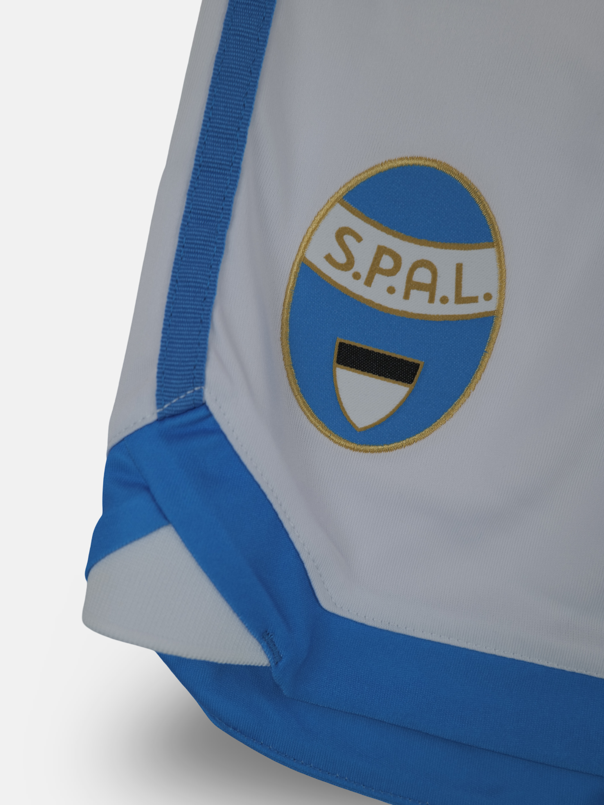 Macron Mens 2017-18 Spal Home Football Shorts / White / RRP £29.99