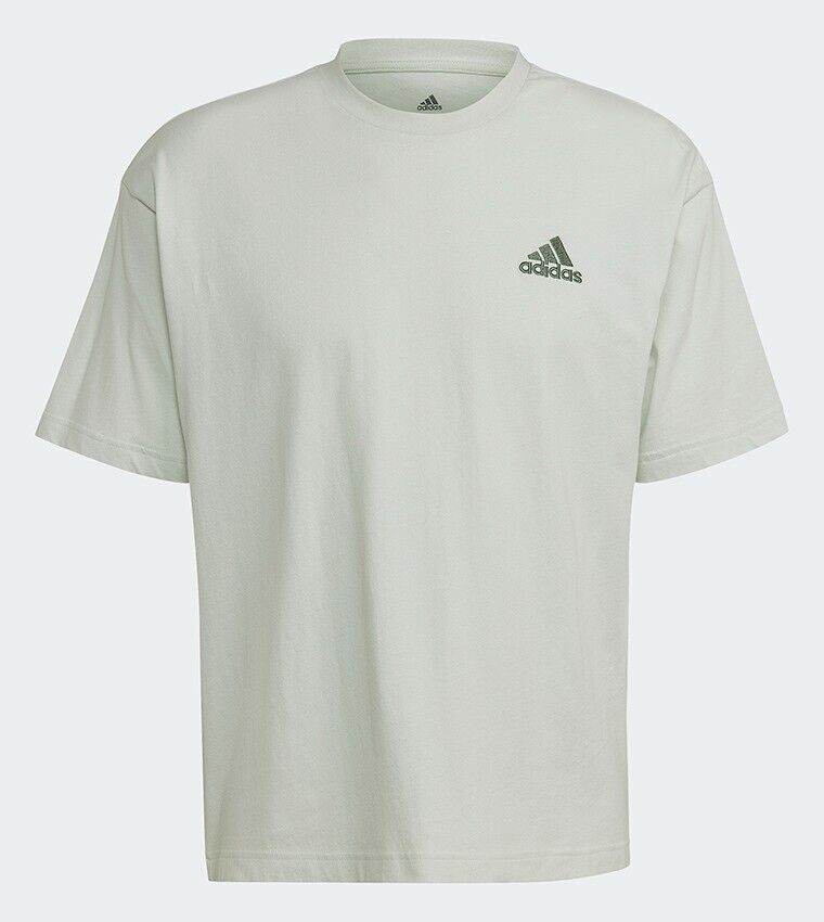 Adidas Unisex Embroidered Logo T-Shirt / Grey / RRP £25