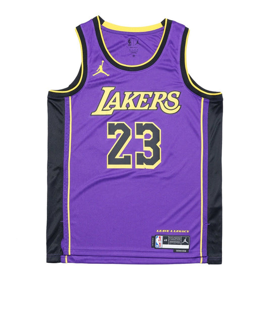 Nike LA Lakers Basketball Jersey / Purple / Lebron James / RRP £95