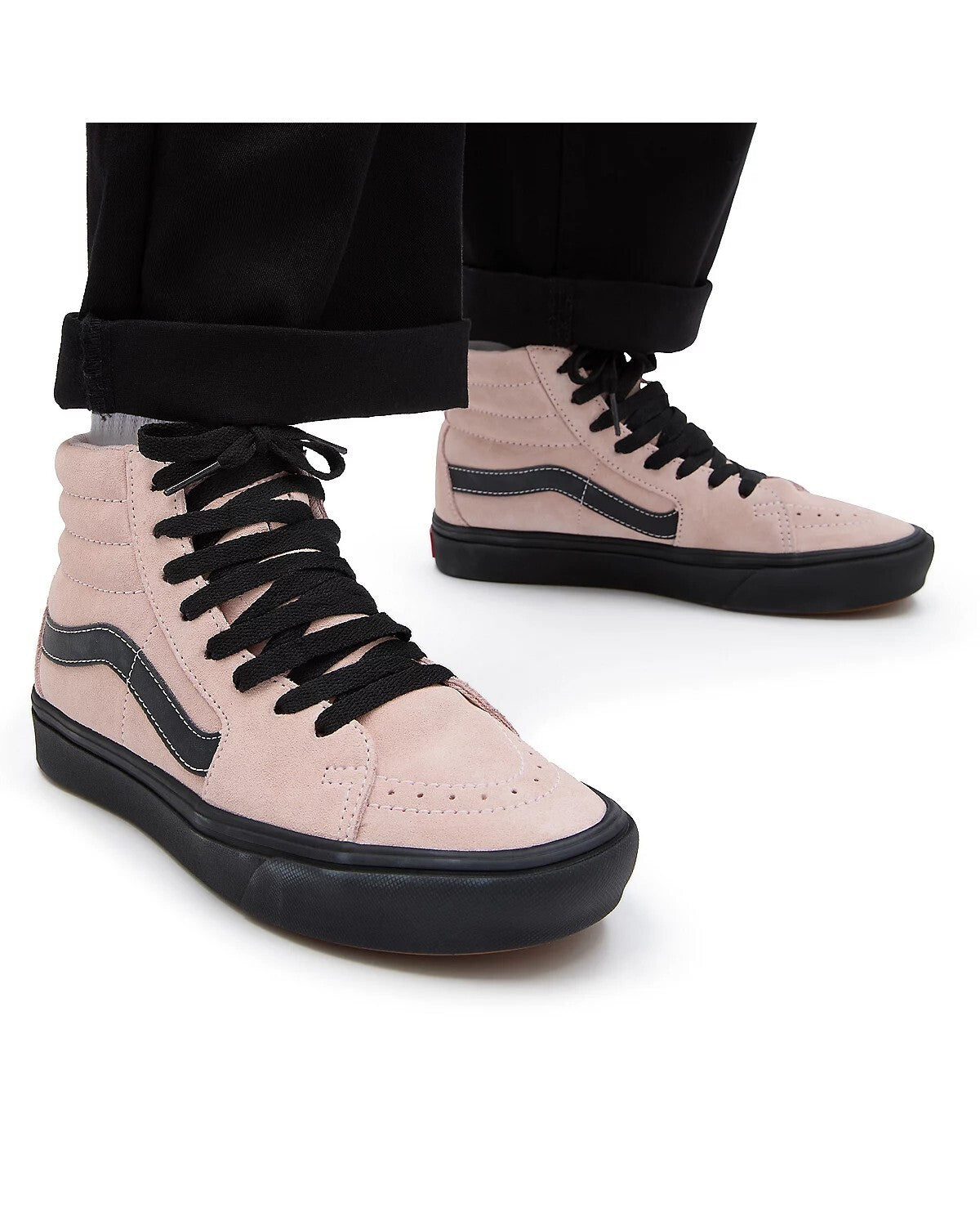 Vans Unisex Comfycush Sk8 Hi Trainers / Dusty Pink / RRP £95