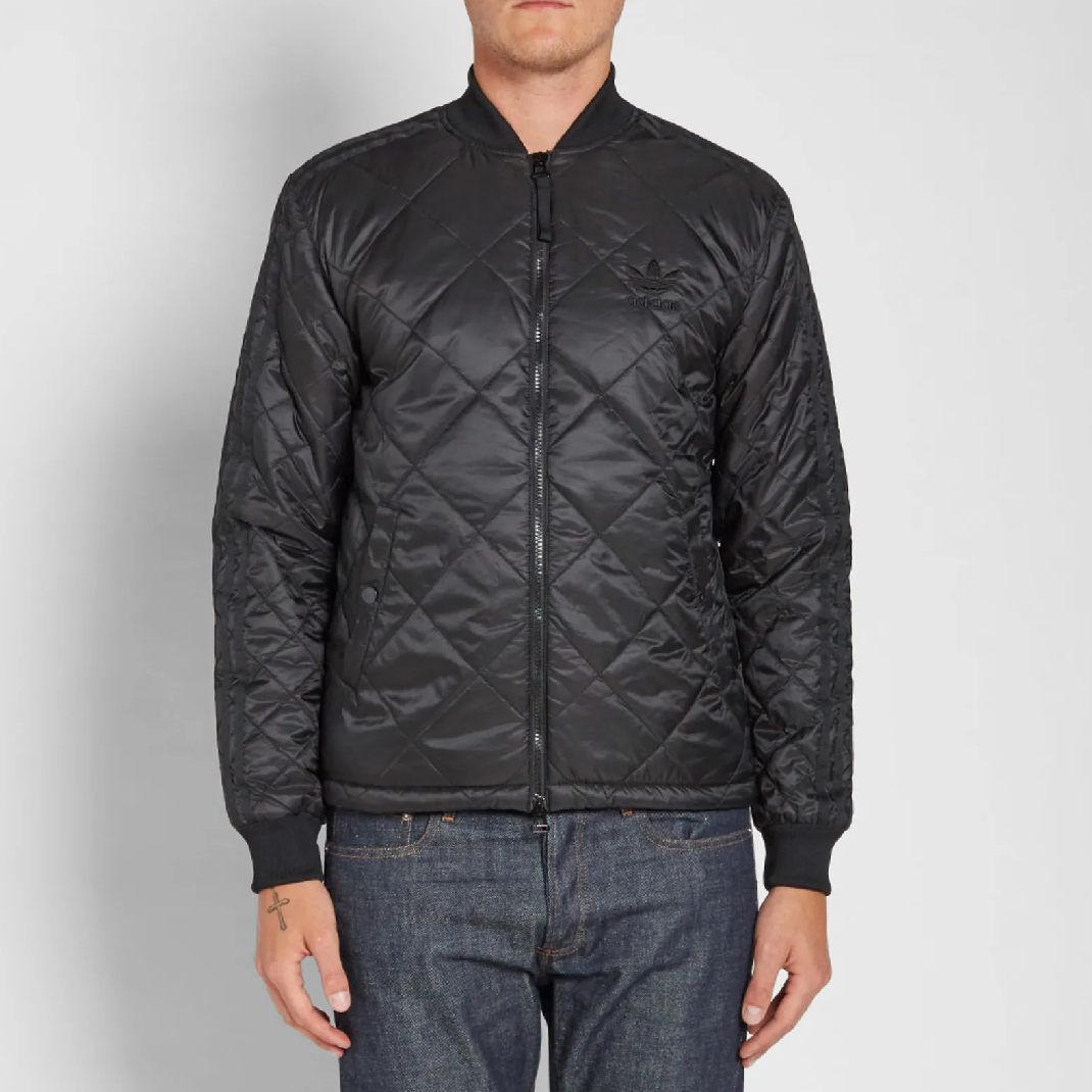 Adidas Mens Quilted Superstar Jacket / Black / RRP £75