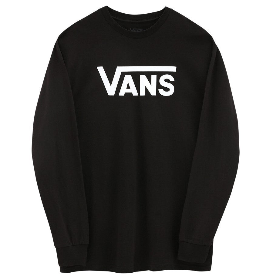 Vans Mens Classic Flying V Logo LS T-Shirt / Black / RRP £37