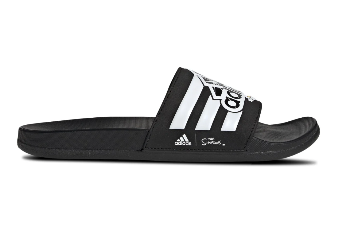 Adidas Adilette Comfort Simpons Slides / BNIB / Black / RRP £30