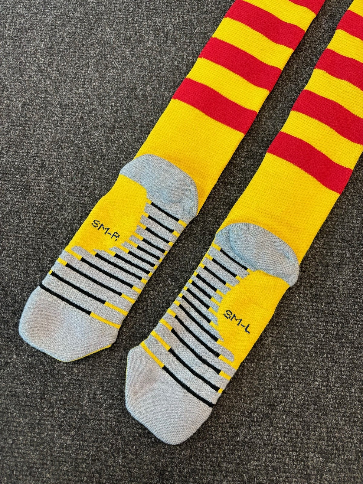 Nike Barcelona Fourth Football Sock / Yellow Red / RRP £16