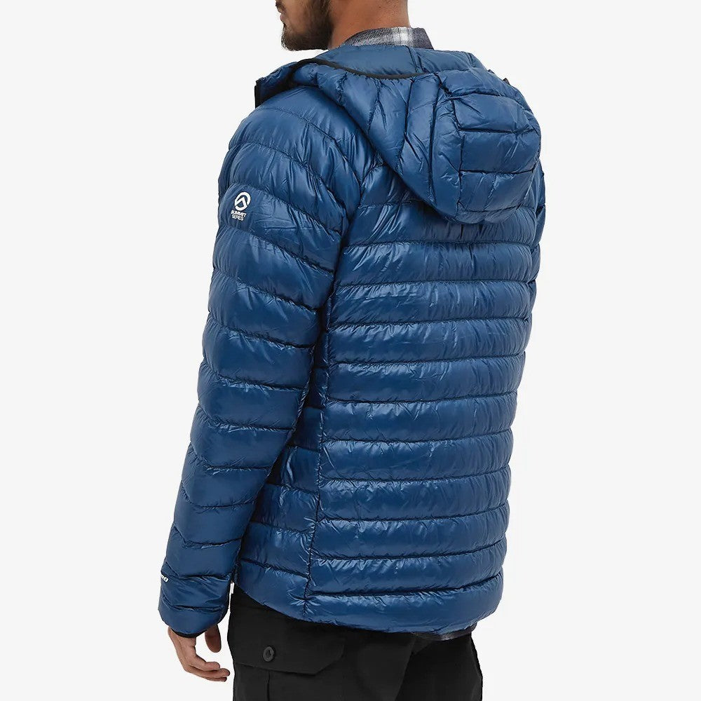 The North Face Mens Summit Down Hoodie Jacket / Blue Wing Teal / RRP £325