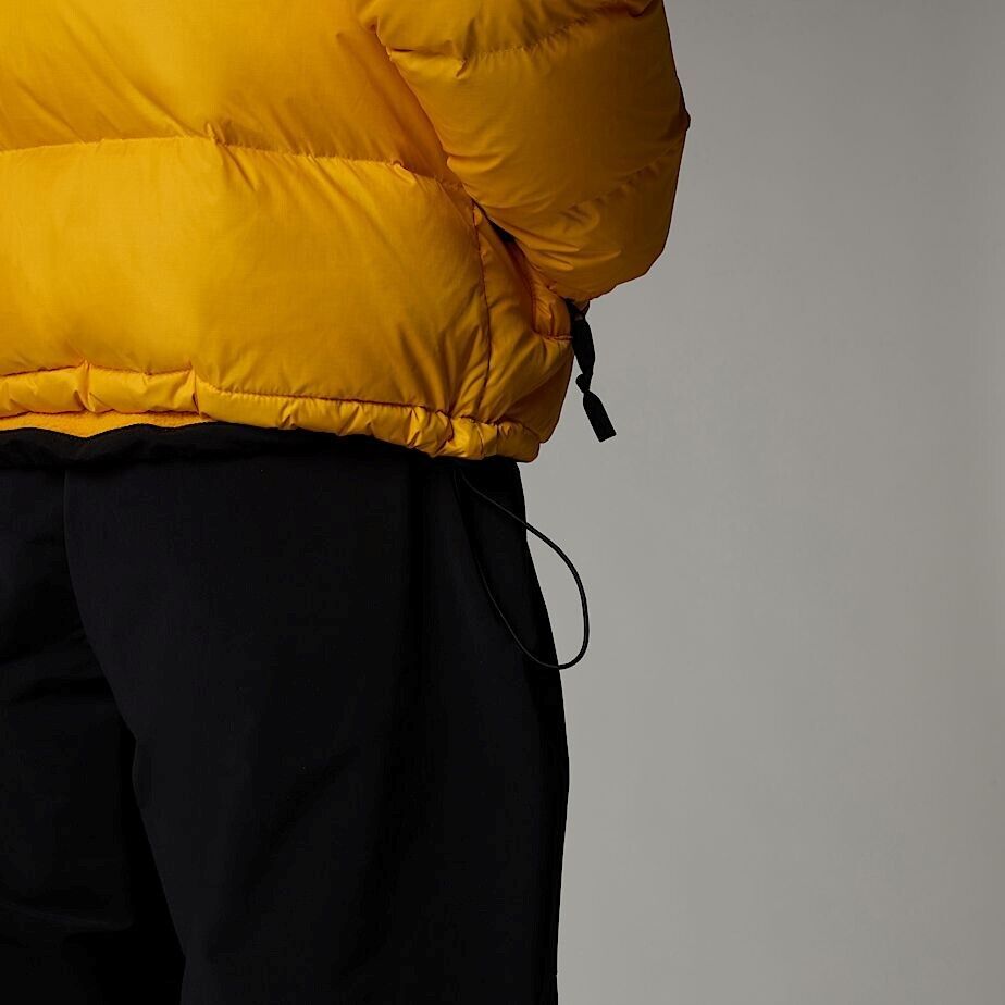 The North Face Mens 1996 Retro Nuptse Puffer Jacket / Black Yellow / RRP £315