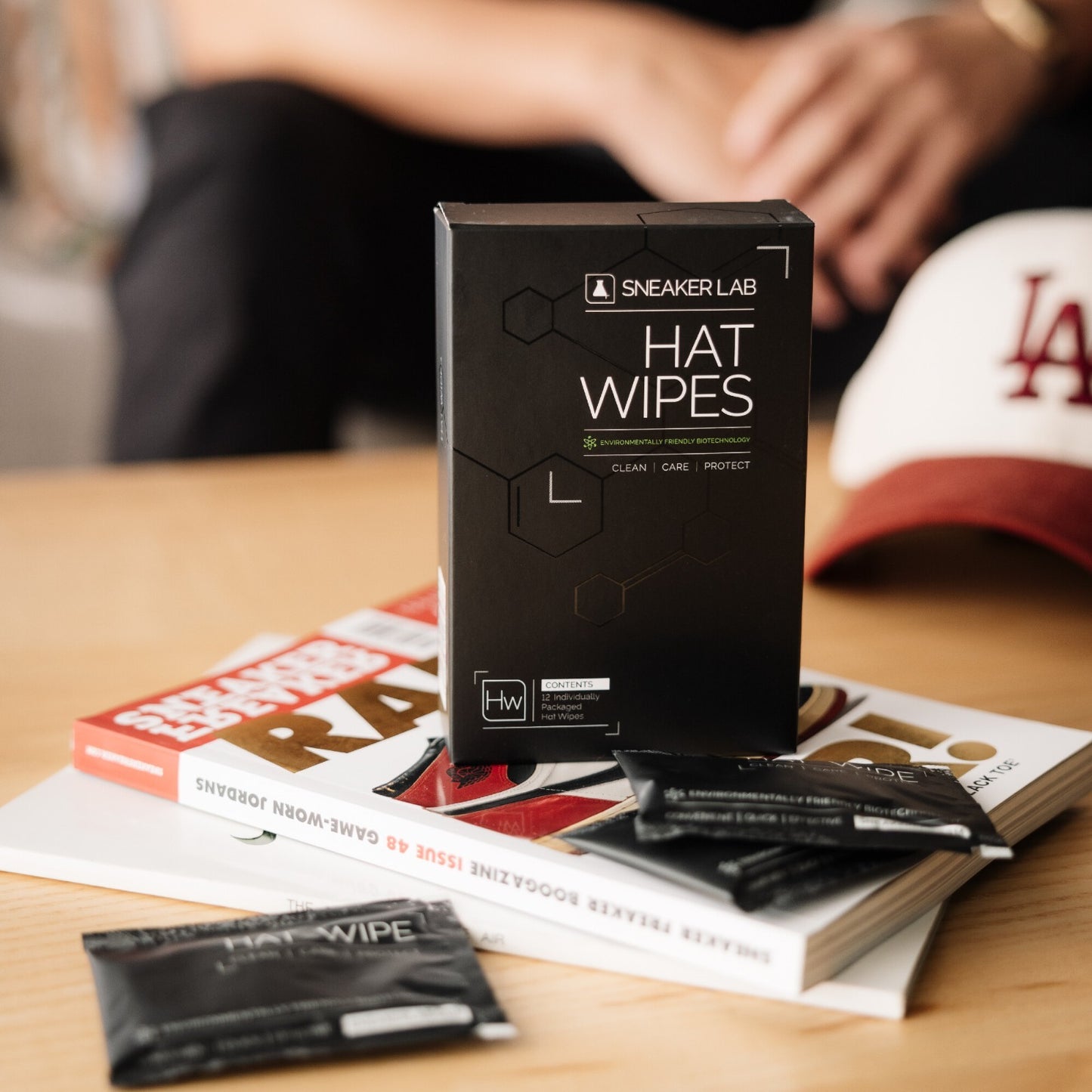 Sneaker Lab Hat Cleaner Wipes – 12 Pack – Hat Cleaning Wipes – Cap Care