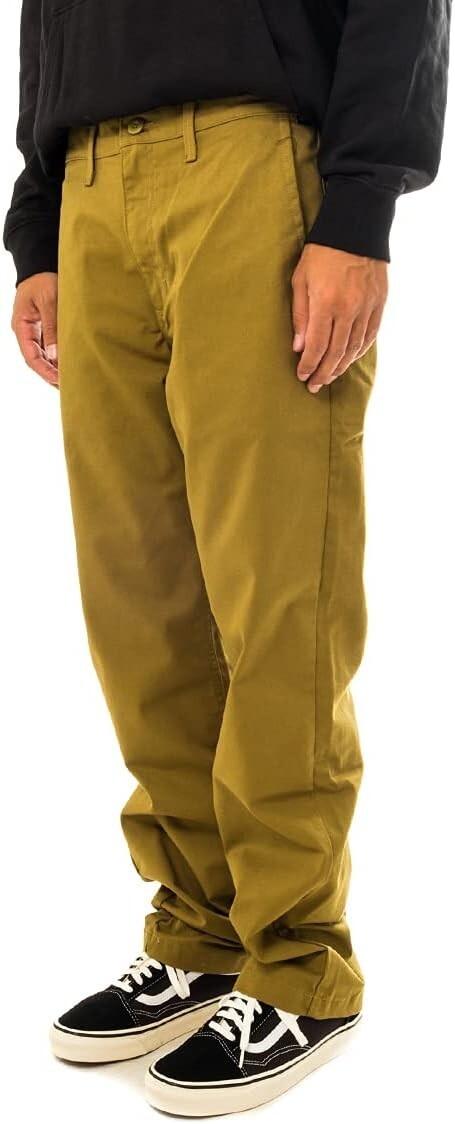 Vans Mens Authentic Relaxed Chino Trouser / Dark Khaki / RRP £59