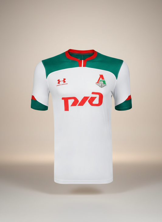 Under Armour Football Shirt / White Lokomotiv Moscow Away Jersey / RRP £55