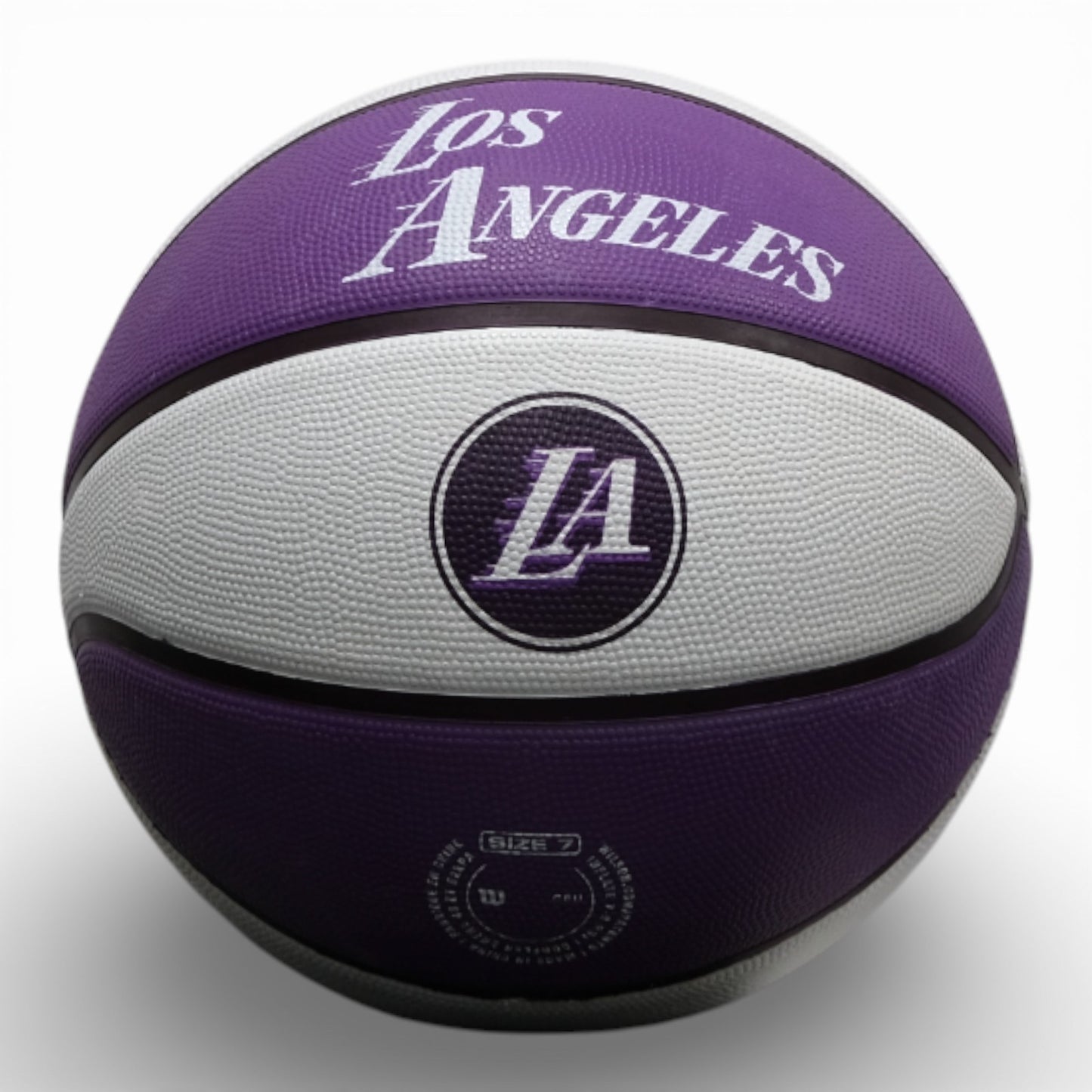 Wilson LA Lakers Team City Edition Basketball / Size 7 / White Purple / RRP £45