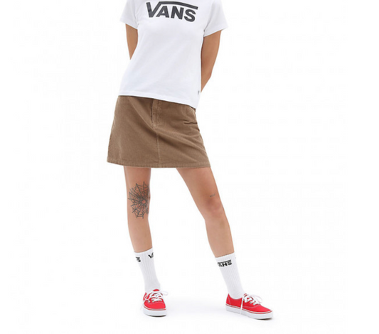 Vans Women’s Ground Work Cord Mini Skirt / Brown / RRP £55