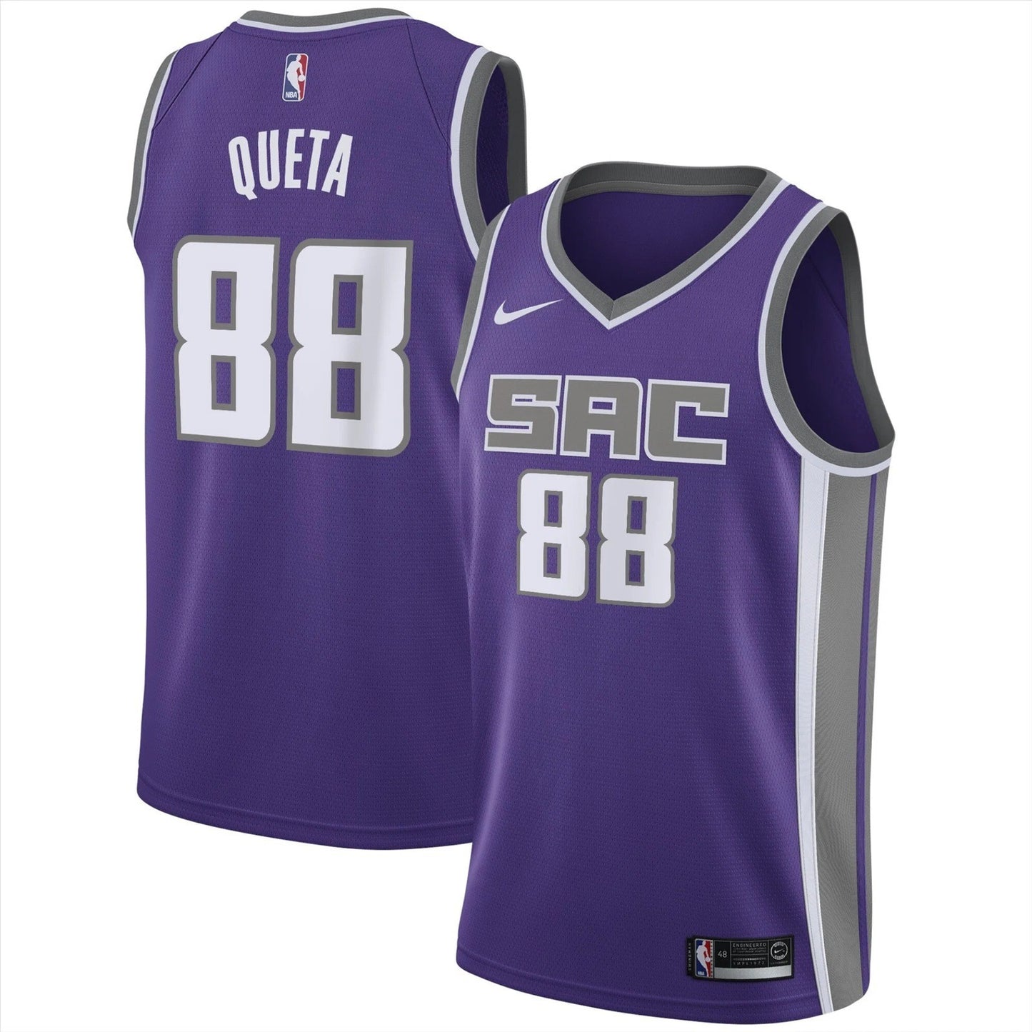 Nike Youth Sacramento Kings Blank Basketball Jersey / Purple / RRP £75