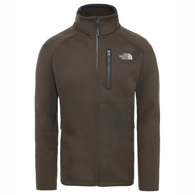 The North Face Mens Can Soft Shell Jacket / New Taupe Green / RRP £135