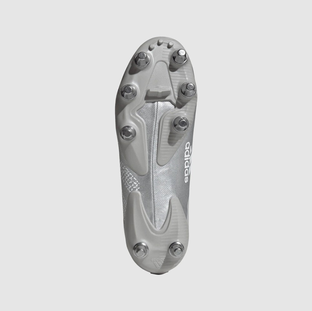 Adidas Unisex Kakari Elite (SG) Rugby Boots / Silver White / RRP £110