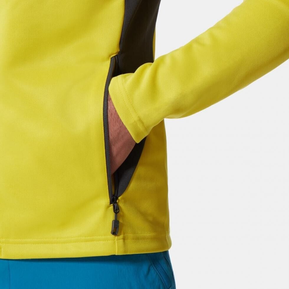 The North Face Men's Athletic Outdoor Full Zip Hoodie M / Yellow Grey / RRP £100