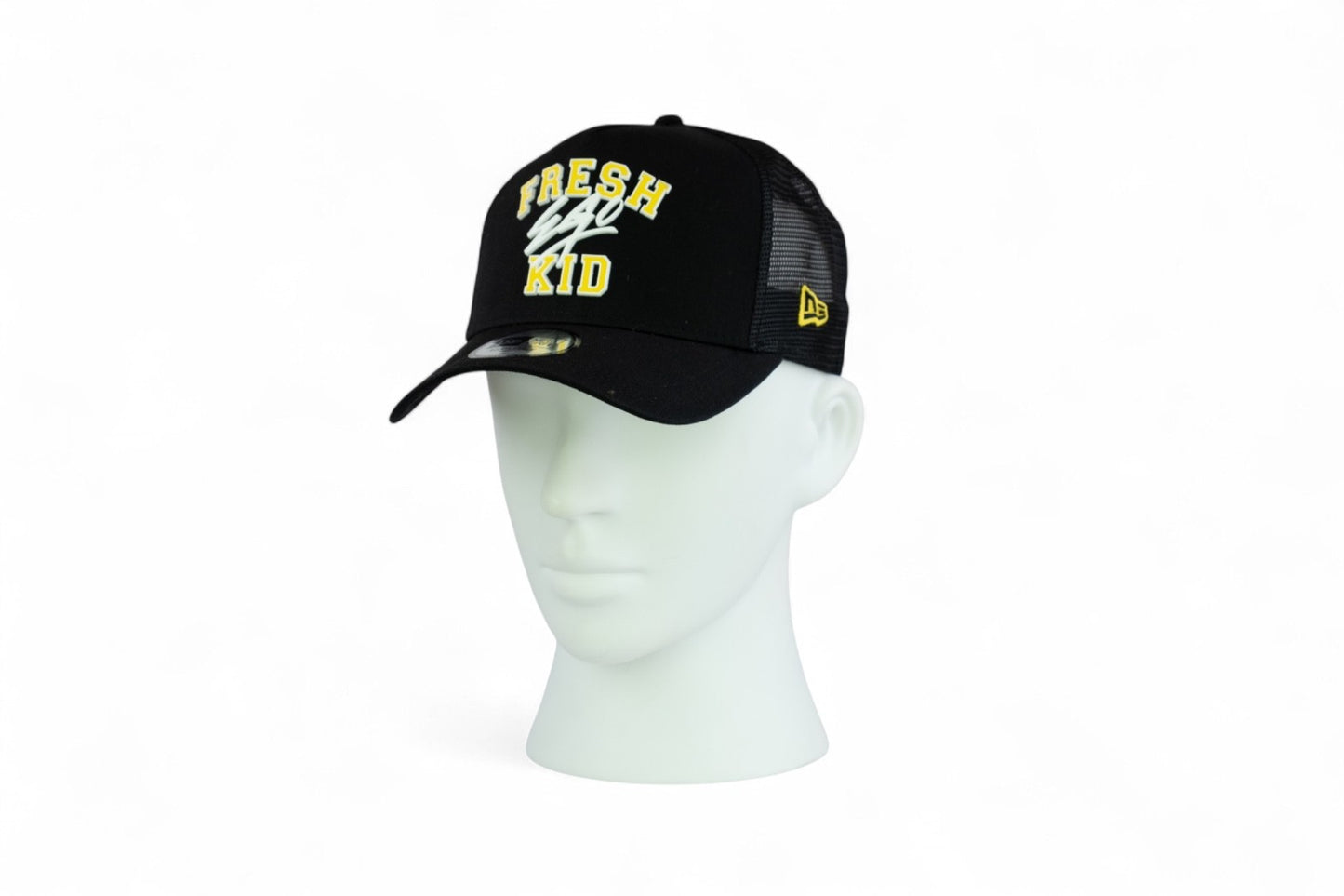Fresh Ego Kid Varisty Trucker Cap / Black Yellow / RRP £35