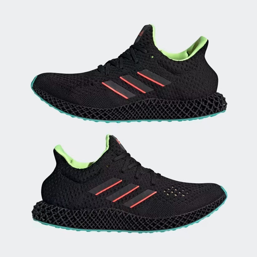 Adidas Unisex 4D Futurecraft Trainers / Black Neon / RRP £180