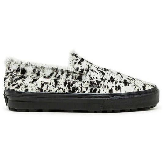 Vans Womens Style 53 LX Slip-On Trainers / Black White / RRP £130