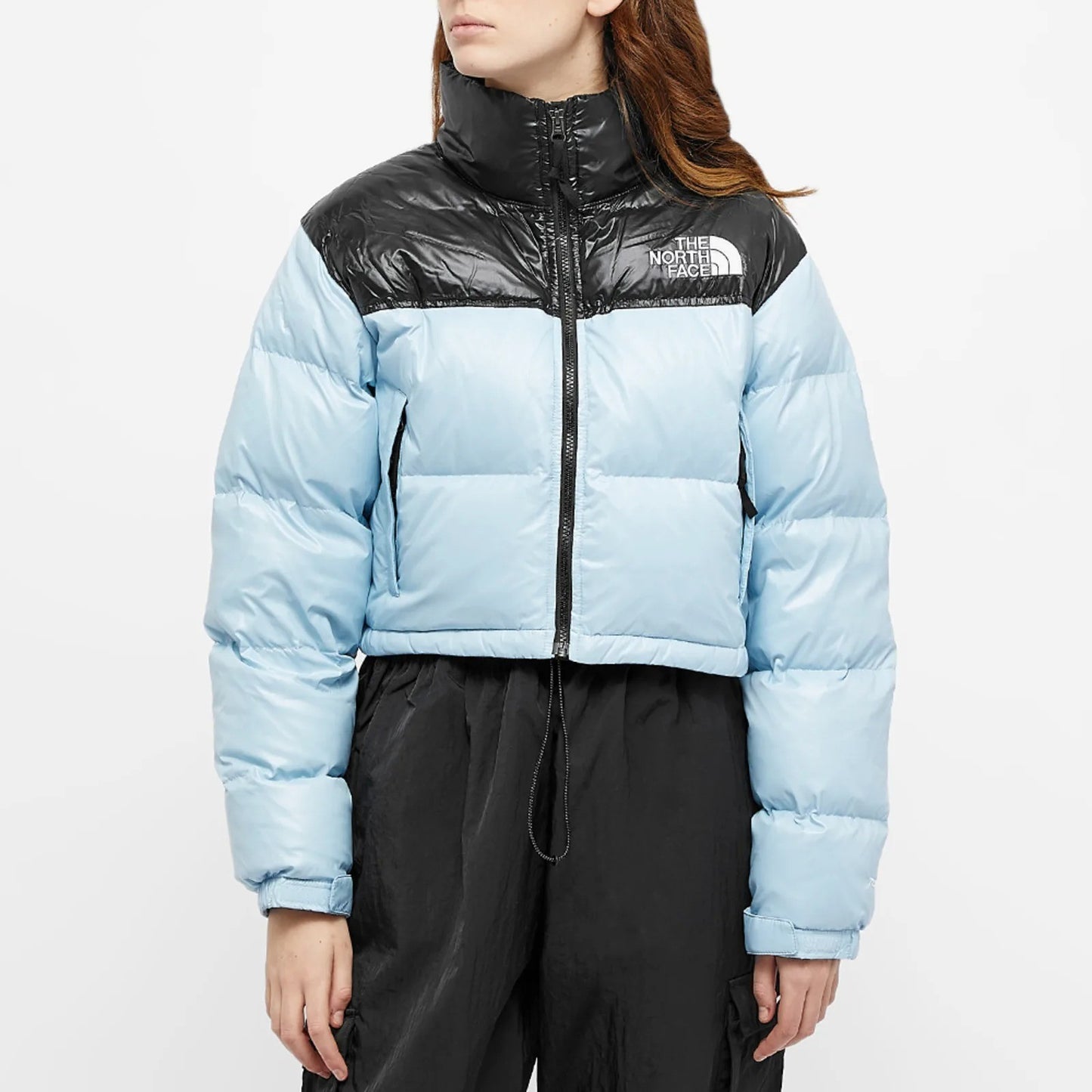 The North Face Womens Nuptse Short Jacket / Beta Blue / RRP £250