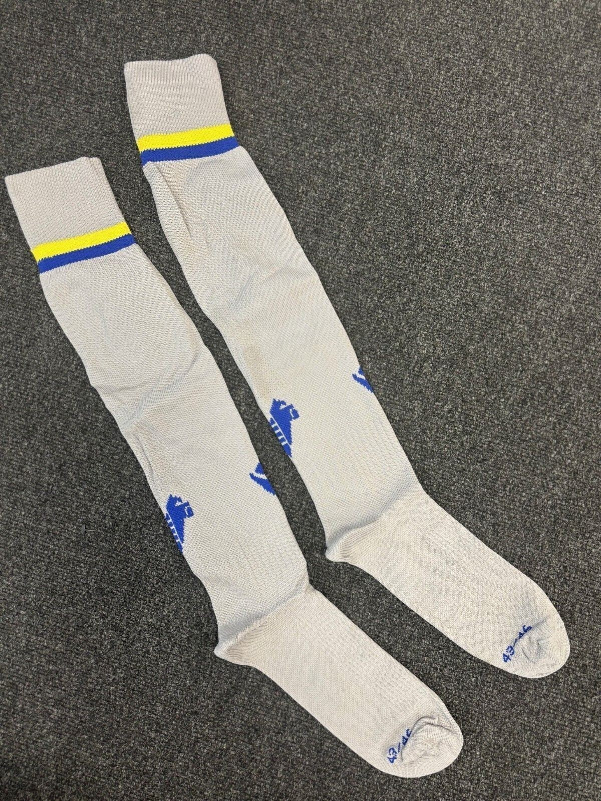 Macron Men's Hellas Verona Third Football Socks / 20-21 / Grey / RRP £15