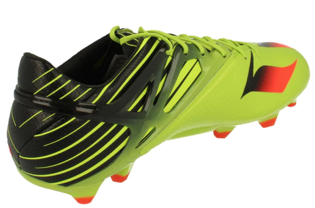 Adidas Messi 15.1 Firm Ground Football Boots / Green Solar Red Black / RRP £155