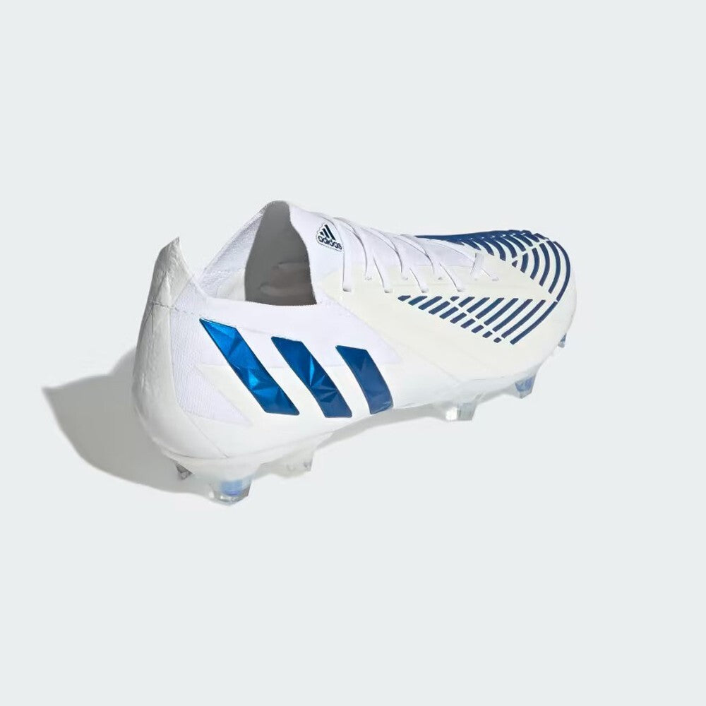 Adidas Unisex Predator Edge.1 Low FG Football Boots / White Blue / RRP £180