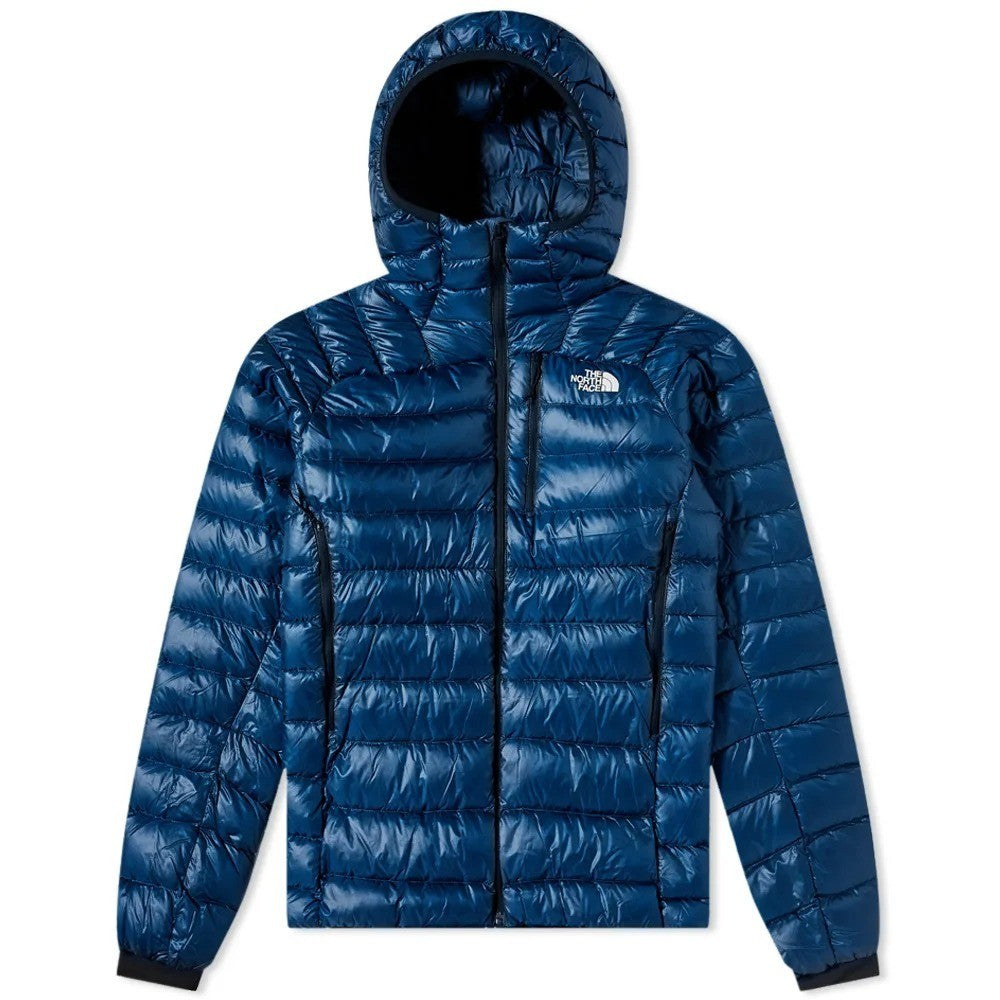 The North Face Mens Summit Down Hoodie Jacket / Blue Wing Teal / RRP £325
