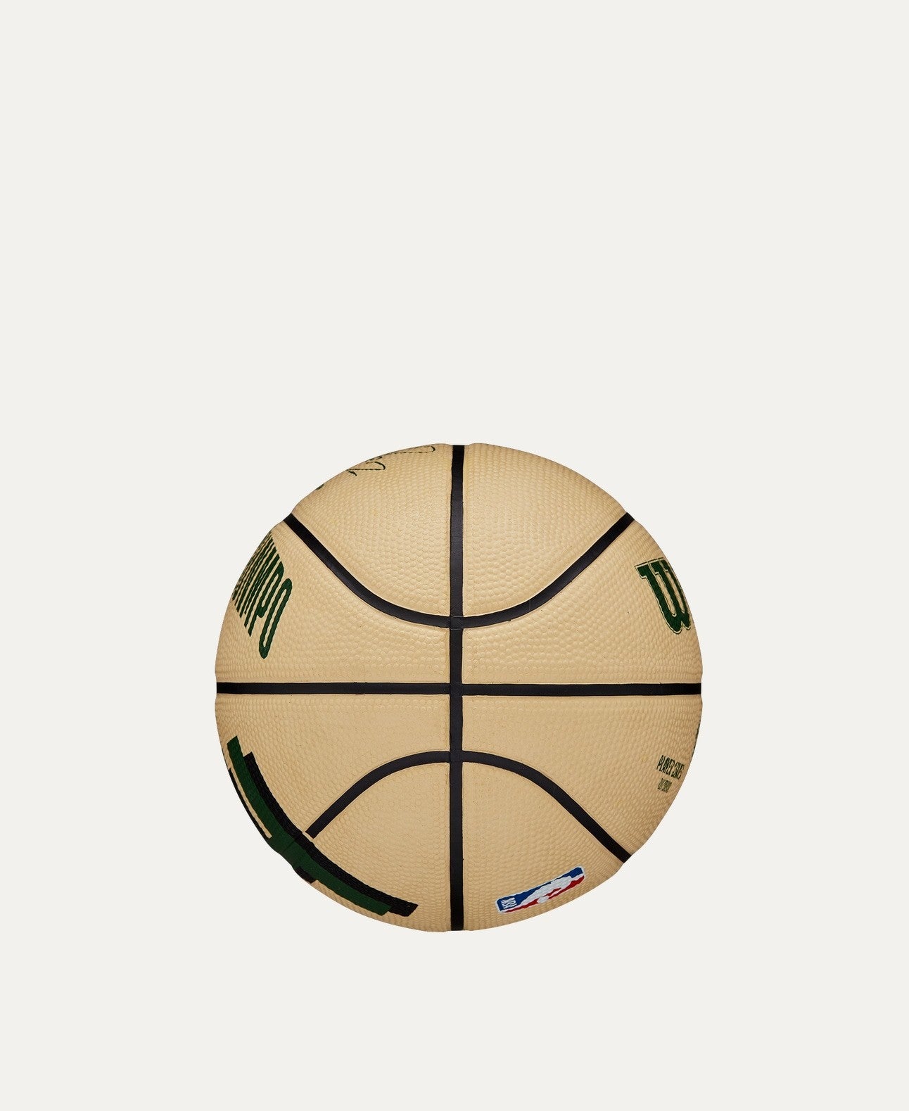 Wilson NBA Player Icon Mini Milwaukee Buck Giannis Basketball / Tan/ RRP £22