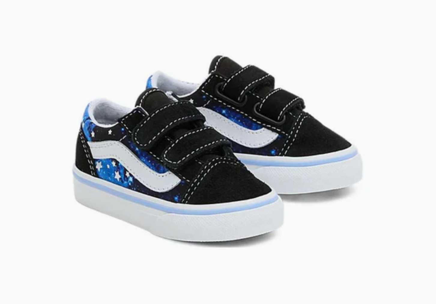 Vans Toddler Old Skool 2 Strap Trainers / Black Night Sky / RRP £37