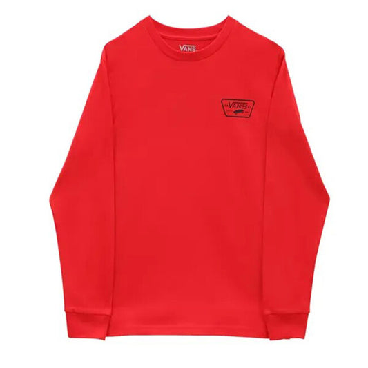 Vans Kids Boys Full Patch Back T-Shirt / Red / RRP £32