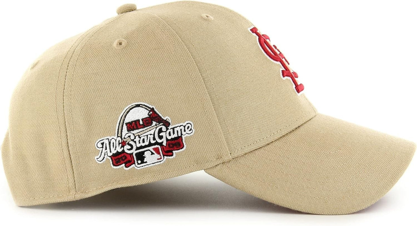 Sure Shot Snapback 47 Unisex Cap / St. Louis Cardinals / Khaki / BNWT / RRP £28