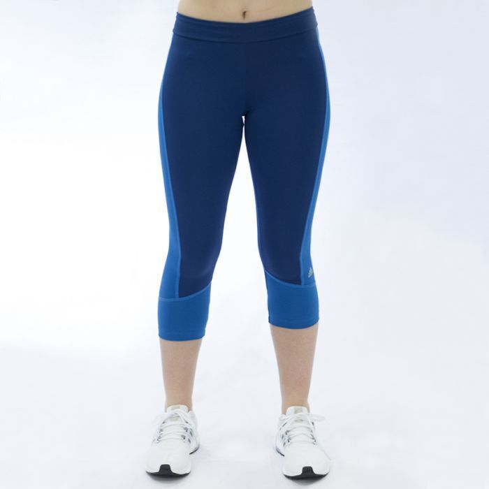 Adidas Women's Techfit Gym Capri Leggings Short / Blue / RRP £37