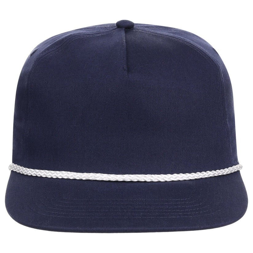 Crowns By Lids Unisex Plain Fairway Golfer Hat / Navy / £23