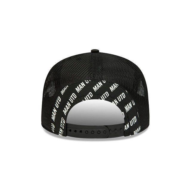 New Era Adult Manchester United FC Tonal 9FIFTY Snapback Black Cap / RRP £32