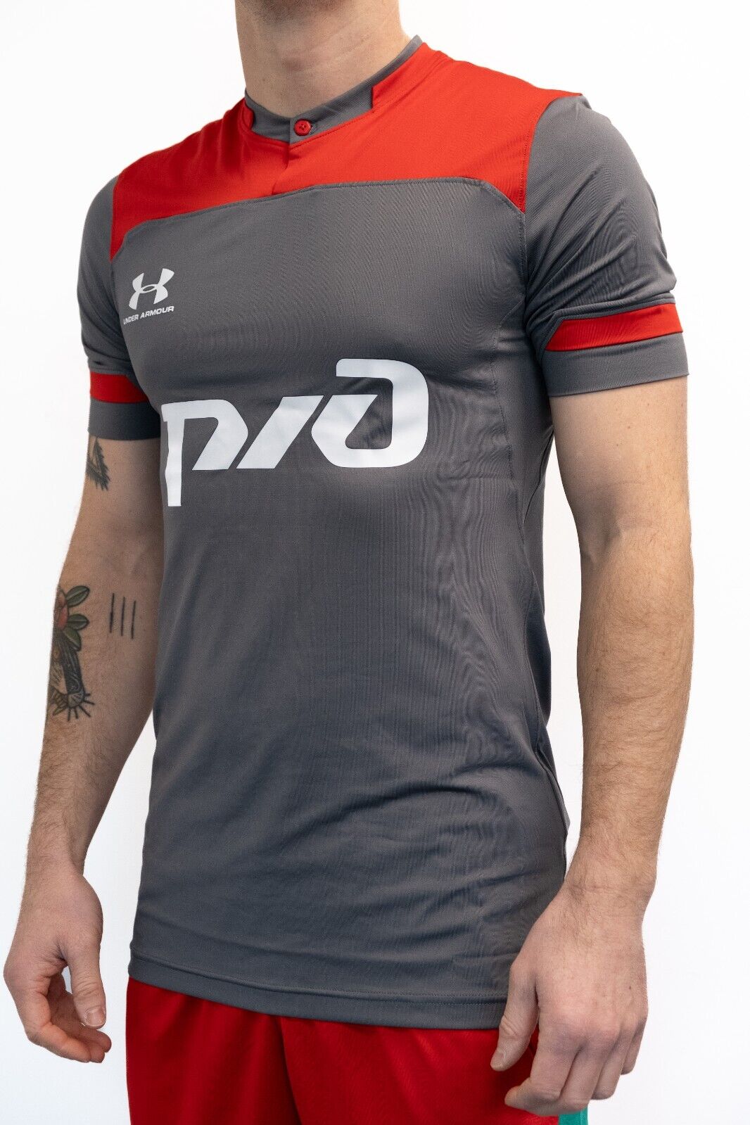 Under Armour 19-20 Lokomotiv Moscow Authentic 3rd Shirt / Grey / Mens / RRP £115