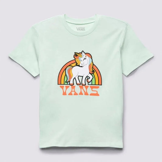 Vans Kids Unicorn Rainbow Crew T-Shirt / Blue / RRP £25