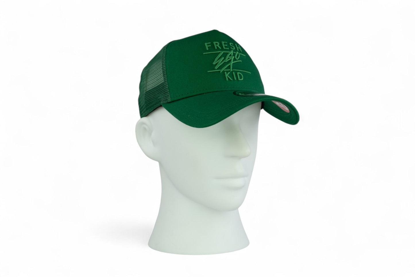 Fresh Ego Kid Mens OG Script Trucker Cap / Green / RRP £35