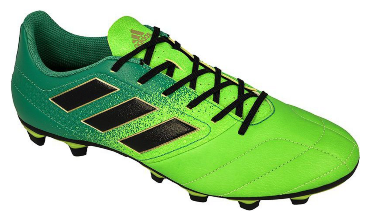 Adidas Men's Ace 17.4 FXG Football Boots / BNIB / Solar Green Black / RRP £40
